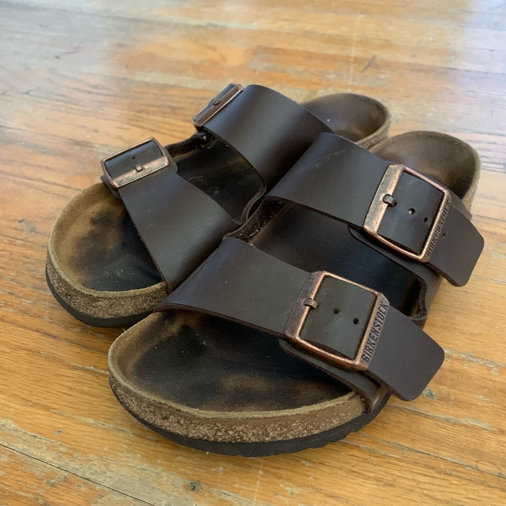 Brown Leather Birkenstock’s